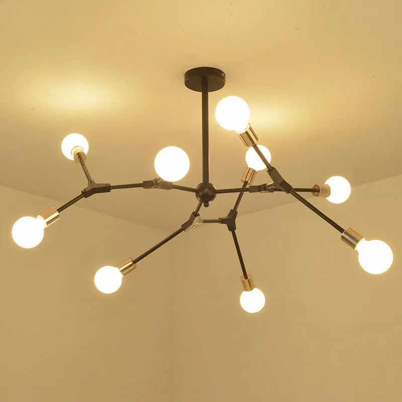 

Minimalism Lindsey Living Room E27 Led Chandelier DIY Rotatable Pendant Chandelier Lighting Indoor Lighting Fixture Lamparas