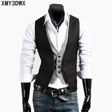 Mens Vests Suit 2018 Sleeveless Male Waistcoat For Vest Waistcoat Wedding Dresses Wedding Classic Colete Masculino Social Blazer