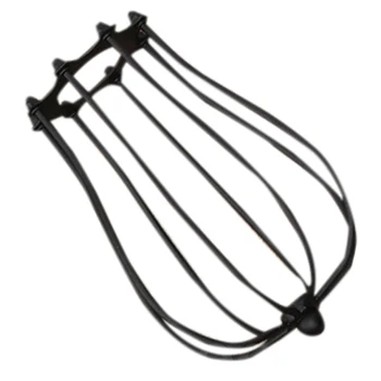

Brand New Vintage Pendant Trouble Edison Light Guard Wire Cage Ceiling Hanging Lampshade, Black