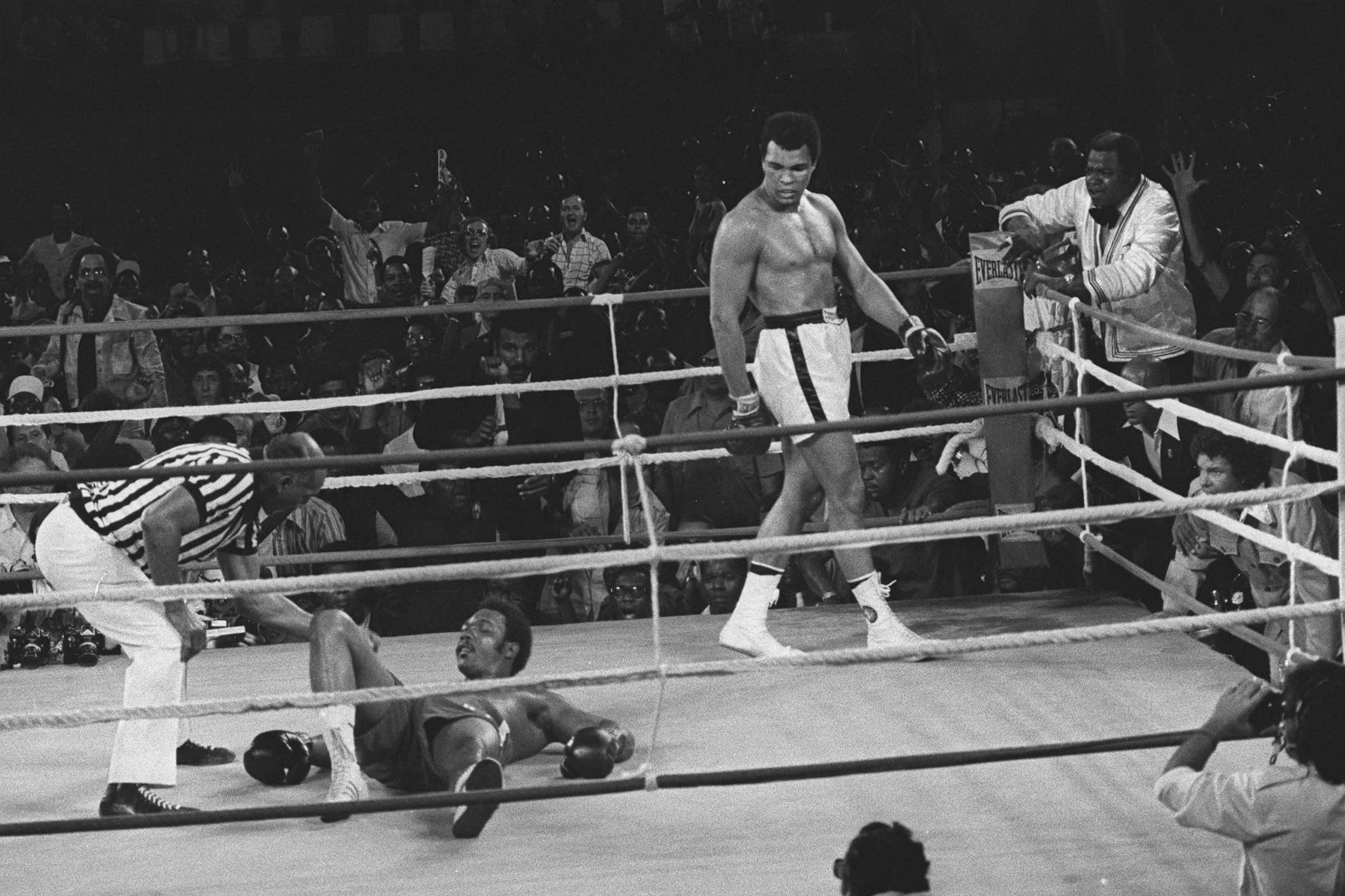 

Home decoration muhammad ali fight photo Silk Fabric Poster Print YR028