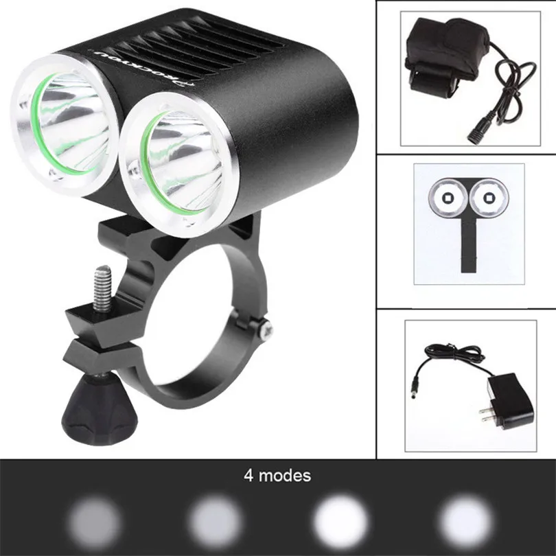 2000LM CREE XM-L T6 LED Bike Light Bicycle Torch Headlight +4400mAh Battery Pack A30 2000LM CREE XM-L T6 LED Bike Light Bicycle Torch Headlight +4400mAh Battery Pack A30