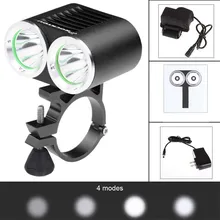 2000LM CREE XM-L T6 LED Bike Light Bicycle Torch Headlight +4400mAh Battery Pack A30