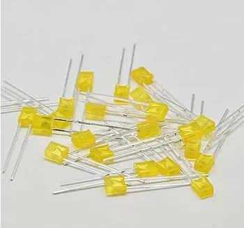 

Yellow 02-67 100pcs/LOT 2X3X4 square LED Yellow light-emitting diode (square)