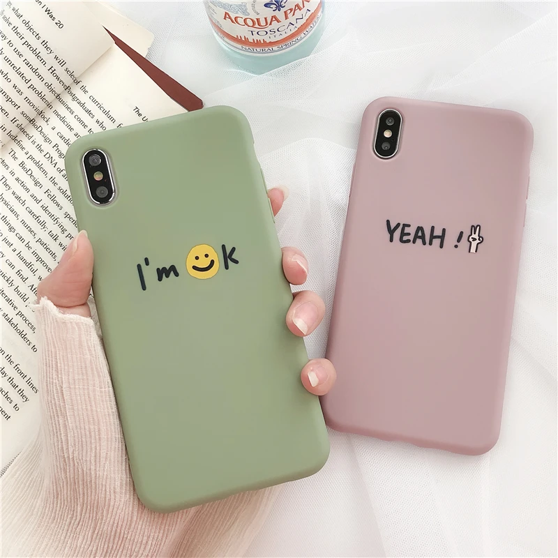 

Summer Fresh Matcha Phone Case for Iphone X Xs Max Anti-knock Soft Silicon Rubber Case for Iphone 7 8plus 6s Xr Back Cover