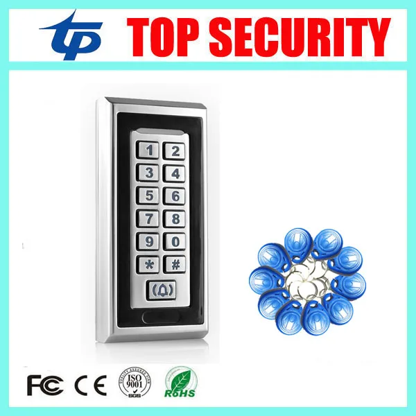 

Good quality free shipping 8000 users metal access control reader standalone single door 125KHZ RFID EM card access controller