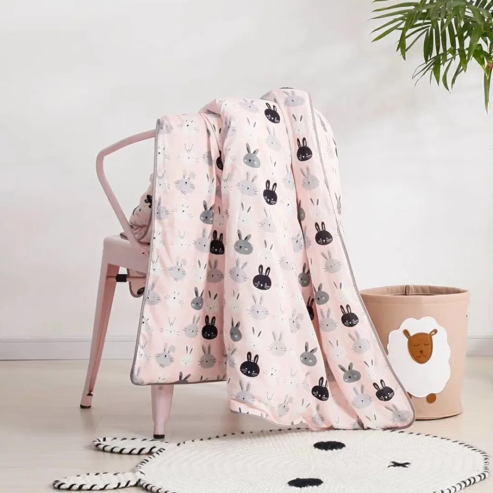 1 piece 120x150cm baby bedding duvet cover muslin cotton super soft baby kids quilt cover (9)