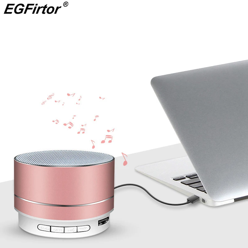 Перезаряжаемая портативная Bluetooth колонка мини музыкальная аудиосистема TF USB AUX