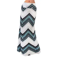 Горячая Распродажа, Женская длинная трикотажная юбка-макси, женская Стильная летняя юбка, одежда, высокое качество# DX