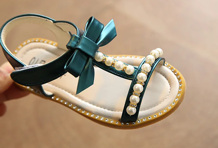 2019 Estilo Verão Meninas Sandálias Crianças Sandálias Bonito Arco Meninas Sapatos Princesa Sapatos da Criança Crianças Meninas da Praia 1 6 Anos 16 Cheap Sandálias