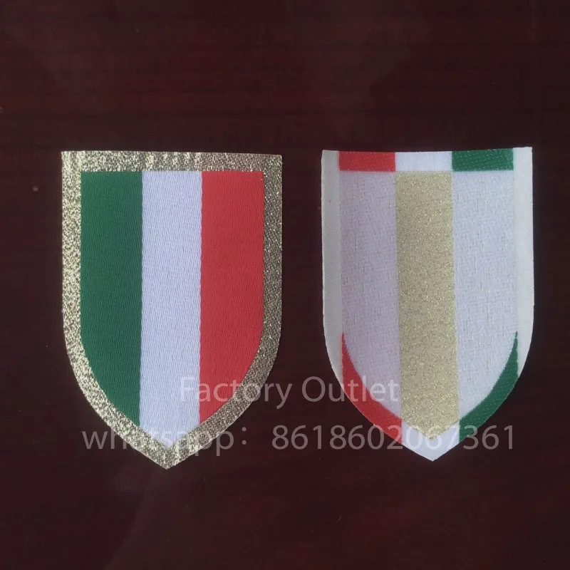 Italia Calcio red coppa Italia Circle Scudetto 15 16 Италия Кубок серия патч