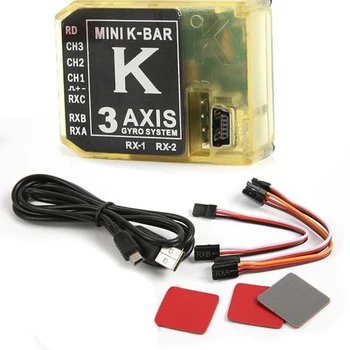 

3-Axis Gyro Set KBAR 5.3.4PRO K8 Flybarless Stabilization System FBL 450 500 550