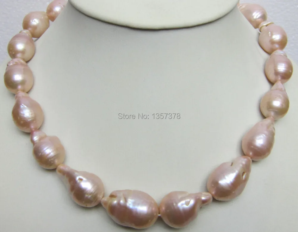 

free shipping 000572 Natural Aus. South sea genuine gray nuclear pearl necklace
