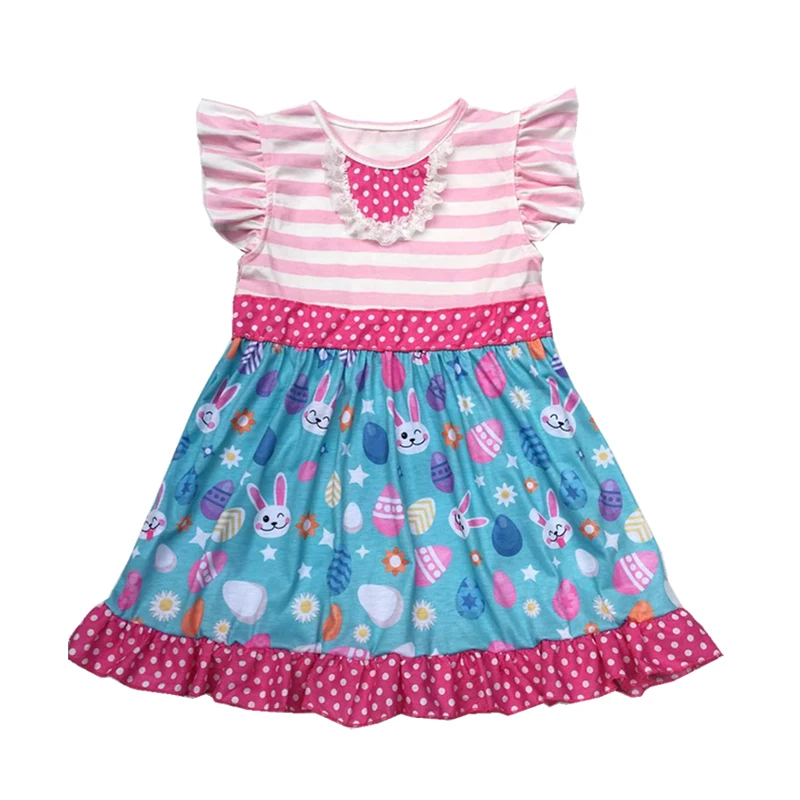 

China Supplier Wholesale Summer Kids Clothes Easter day girl dress