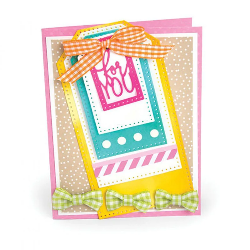 

GJCrafts Frame Metal Cutting Dies Scrapbooking Tag Craft Dies Card Making Album Embossing Crafts Diecuts New Dies for 2019