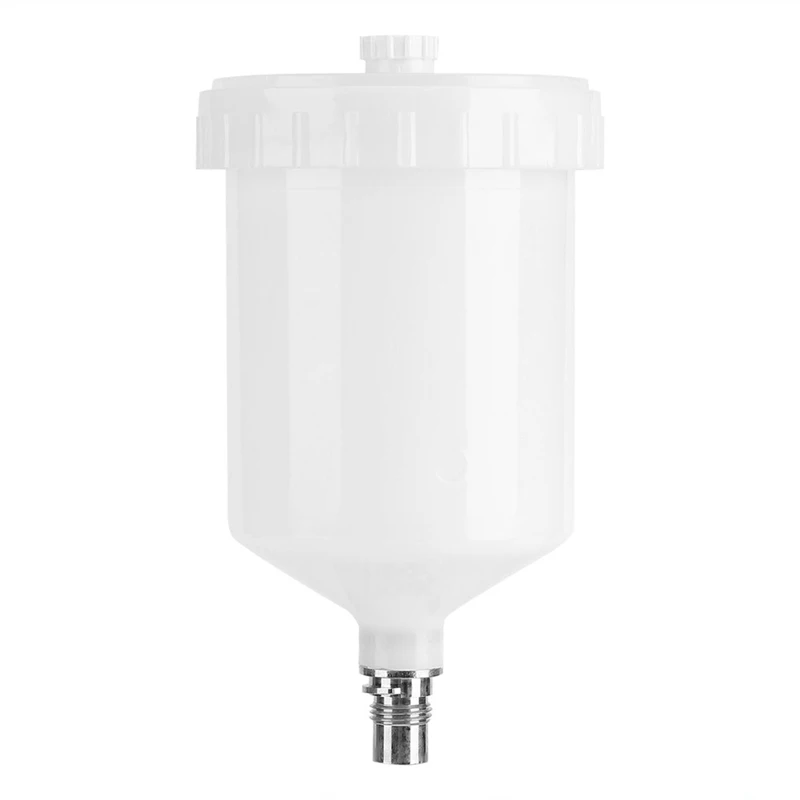 

600Ml Plastic Hvlp Paint Cup Pot For Sata Sprayer Cup Connector Jet Paint Sprayer