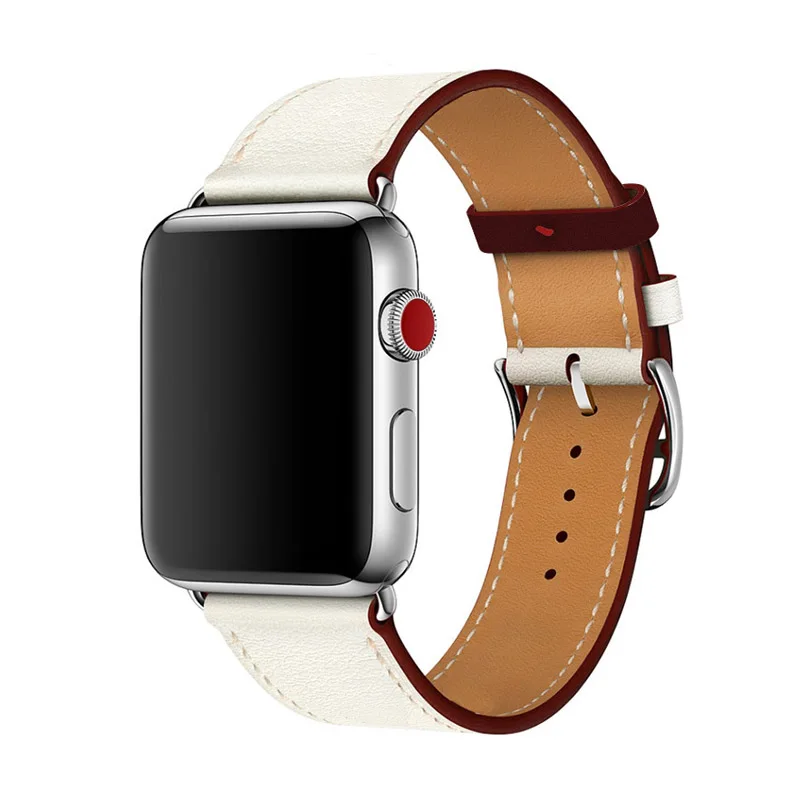 Для Apple Watch, версии 4/3/2/1 Натуральная кожа браслет с кожаным ремешком Tour ремешок для iwatch 38 мм 42 мм 40 мм 44 мм