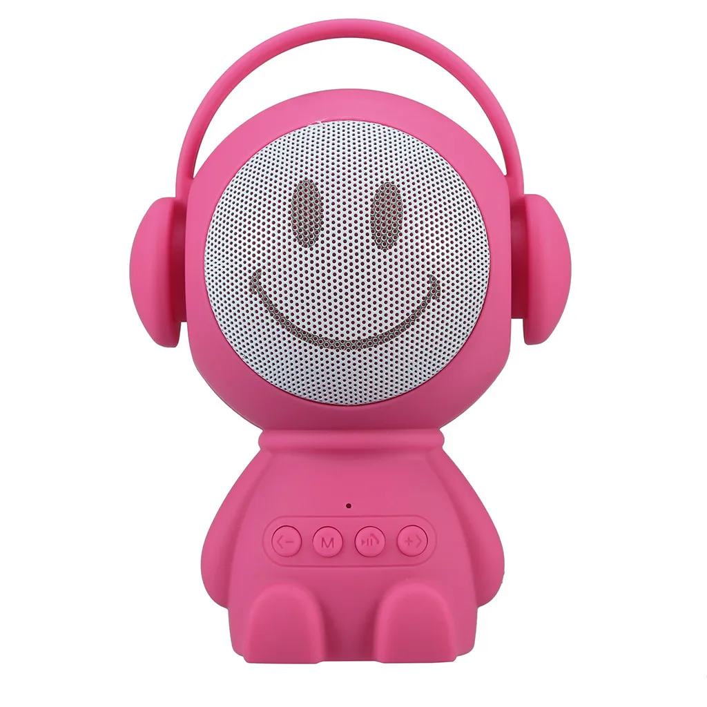 VOBERRY Портативный беспроводной Bluetooth динамик s Led плеер USB Радио Fm Mp3 для детей