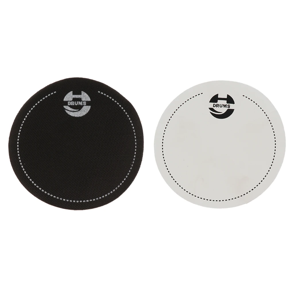 2pcs Bass Drum Head Pad Impact Patch Drumhead Protector for Drum Parts