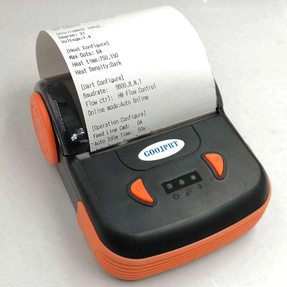 GOOJPRT PT3 C портативный 80 мм Беспроводной бесчернильный Bluetooth термальный кассовый