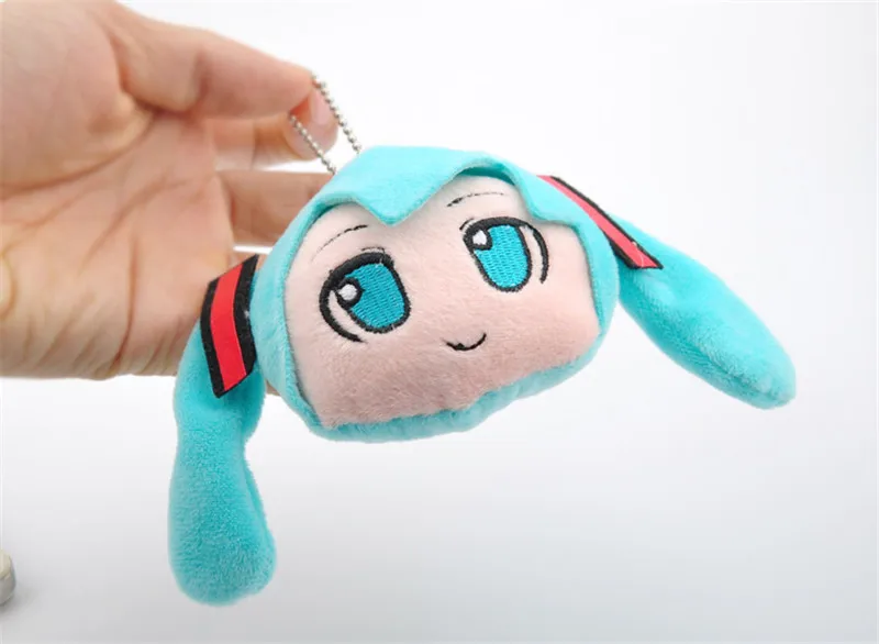 2018 New Anime Hatsune Miku Plush Toys Small Cute Sailor Moon Miku Dolls Key Bag Pendants Toy 10cm 10pcslot  (2)