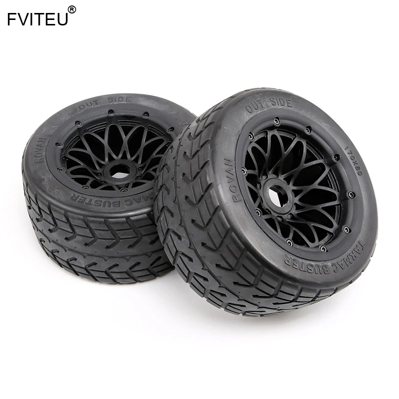 FVITEU толще Tarmac Buster On Road Wheel шины(задние) для 1/5 HPI Baja 5B ss Rovan King мотор