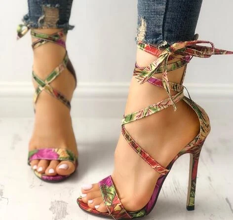 strappy heels sale