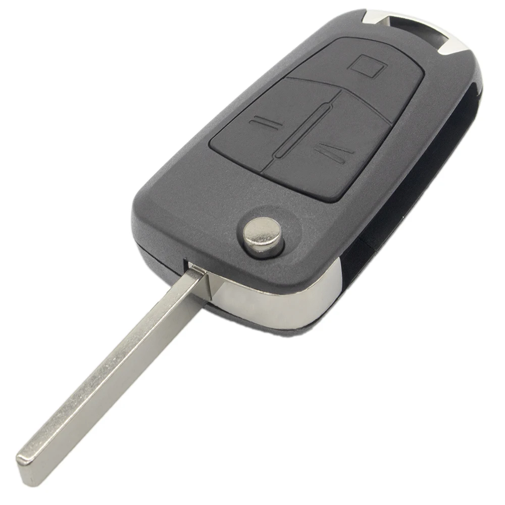 

WhatsKey 3 Button Remote Folding Car Key Shell Flip Key Fob Case For Opel Vauxhall Vectra B Corsa D Astra A Zafira J Insignia