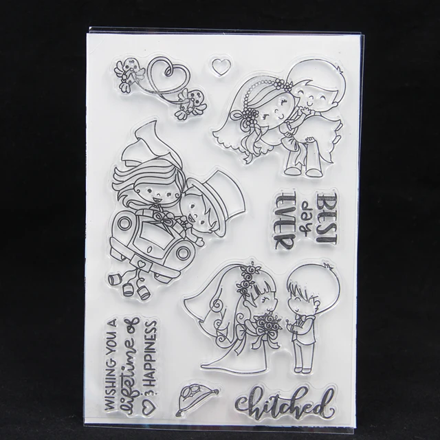 Zfparty Wedding Transpa Clear Silicone Stamp Seal For Diy Zfparty Wedding Transpa Clear Silicone Stamp Seal For Diy Sbooking Photo Al Decorative Card