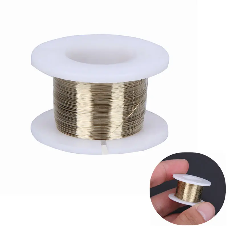 

100M LCD Cutting Wire 0.10mm Gold Molybdenum Cutting Wire Line Splitter LCD Glass Cutting Line for Cell Phones Screen Separator