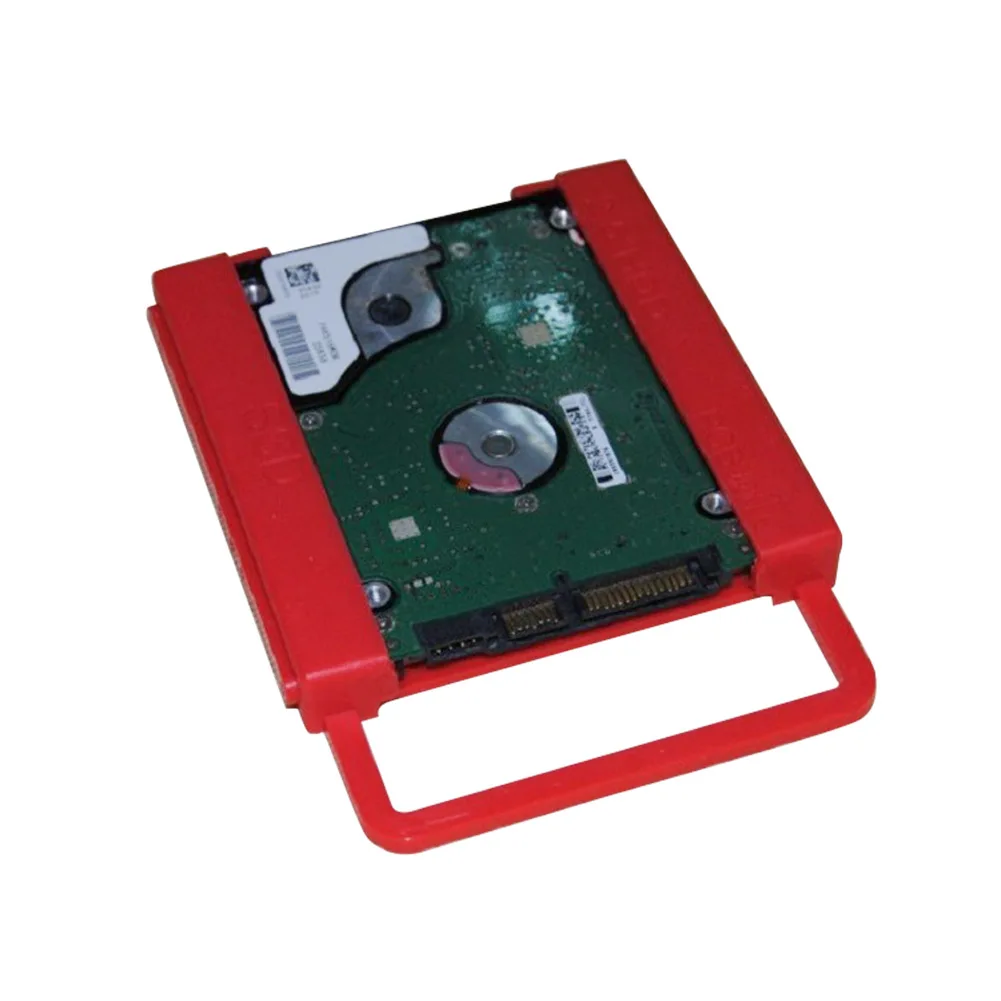 Защитный чехол для жесткого диска 2," до 3,5" SSD HDD Кронштейн монтажный адаптер красный пластиковый держатель для крепления