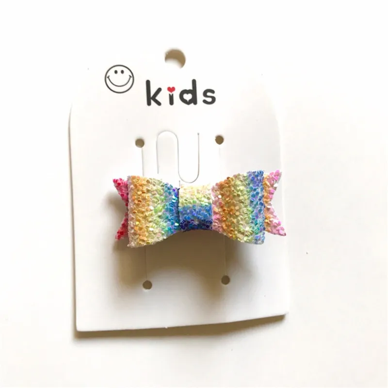 Рисунок 2 - модные детские разноцветные заколки для волос с бантом