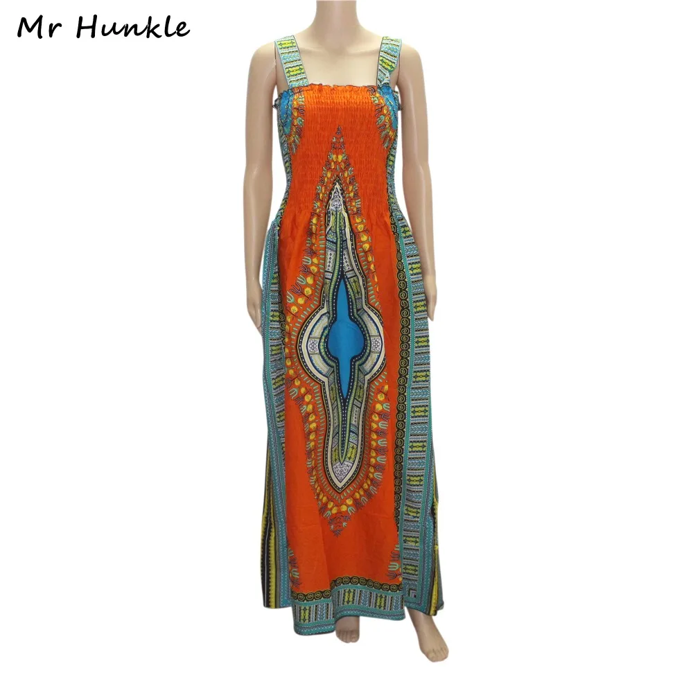 

Mr Hunkle Spaghetti Strap Dashiki Dress Fashion African Print Sexy Club Party Vestidos Traditional African Dresses for Women