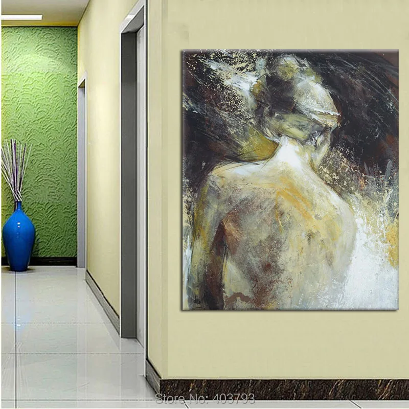 

Abstract Wall Arts Modern Hand Painted Oil Painting On Canvas People Naked Lady For Living Room Home Decor Unramed