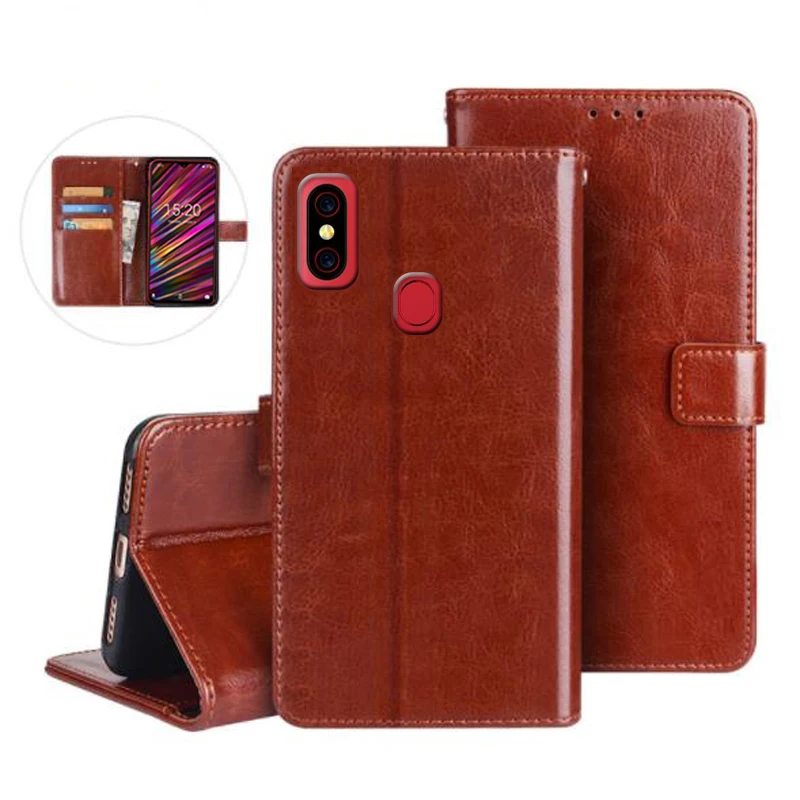 

UMIDIGI F1 Case Protection Stand Style PU Leather Flip Case for UMIDIGI F1 Cover Funda Coque 6.3 inch