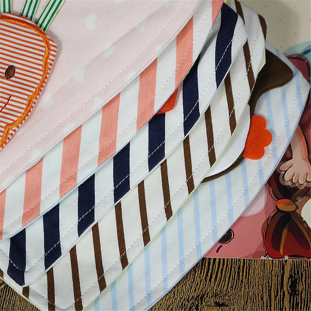 Модное Новое Детское милое полотенце с принтом животных из мультфильма нагрудник детский треугольный шарф хлопковое слюнявное полотенце для малышей