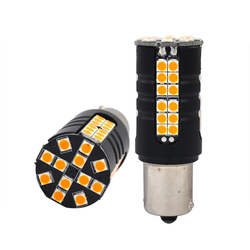 1 пара Автомобильные светодиодные лампы 1156 / BA15S P21W CANBUS 3030 60SMD 12 В/24 В|Сигнальная
