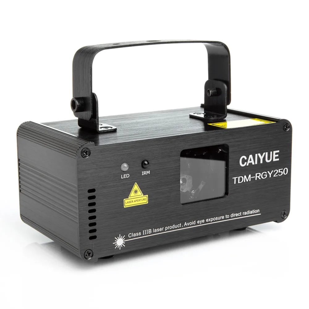 3D DMX512 эффекты RGY красный зеленый желтый лазерный сканер проектор светильник для