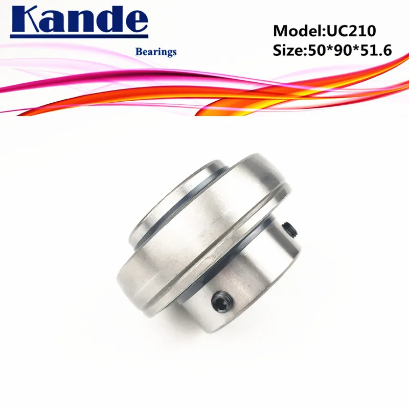 1 шт. UC 210 ID: 50 мм UC210 30 5/8 дюйма в опорный подшипник Kande|Валы| |