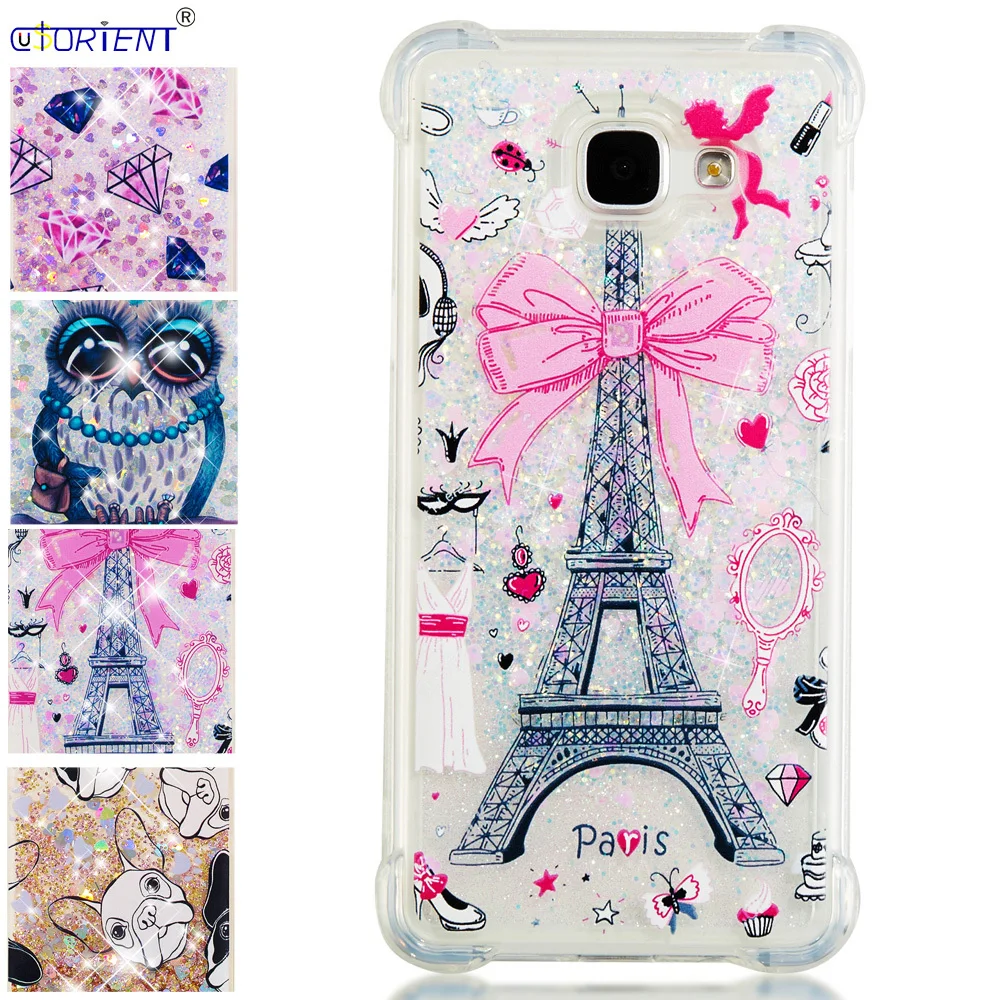 Funda Con Purpurina Para Samsung Galaxy A5 2016 Carcasa De Silicona 