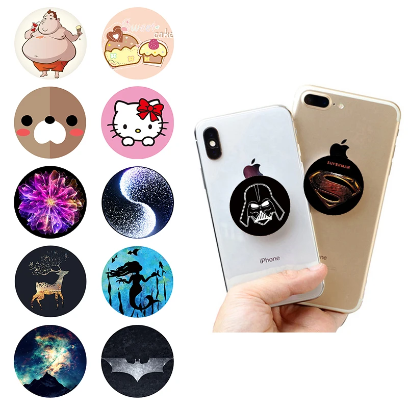 

Popsoket Cute Phone Holder Round Bracket Hand Pocket Socket Ring Mount Stand For Mobile Phones Case Pipsocket Stand попсокет