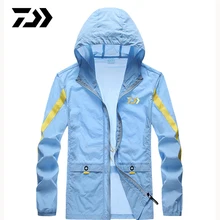 DAIWA уличная рыболовная куртка Экстра тонкая летняя Светоотражающая одежда для рыбалки походная одежда для кемпинга Рыбалка анти-УФ толстовки