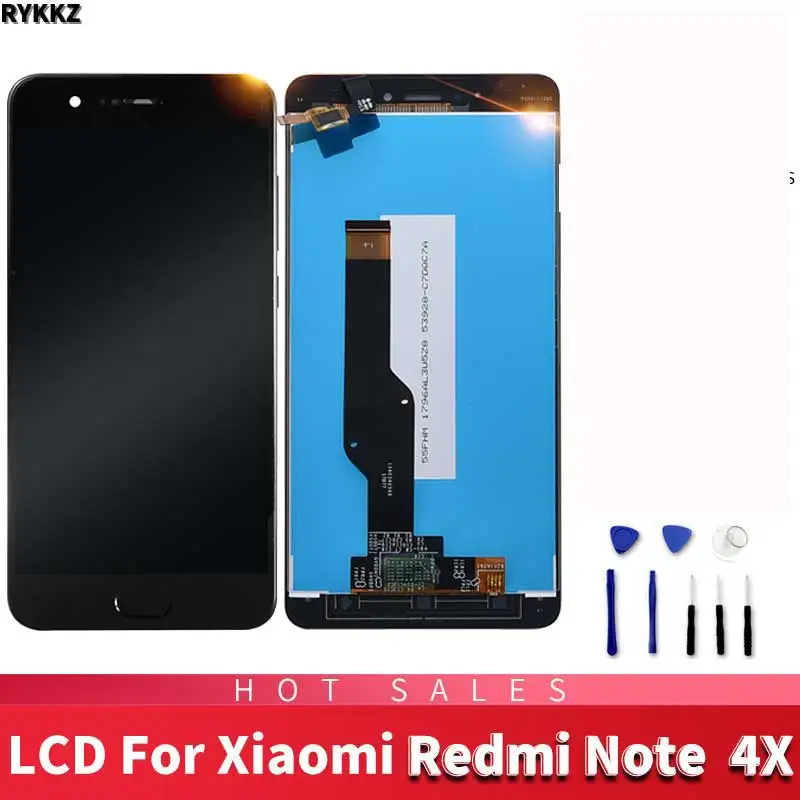 RYKKZ для Xiaomi Redmi Note 4x ЖК дисплей сенсорный экран 4 глобальная версия только Snapdragon