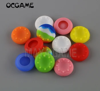 

OCGAME 50pcs/lot Silicone Analog Thumb Stick Grips for PS4 Pro Slim for PS3 Controller for Xbox 360 Thumbsticks Caps
