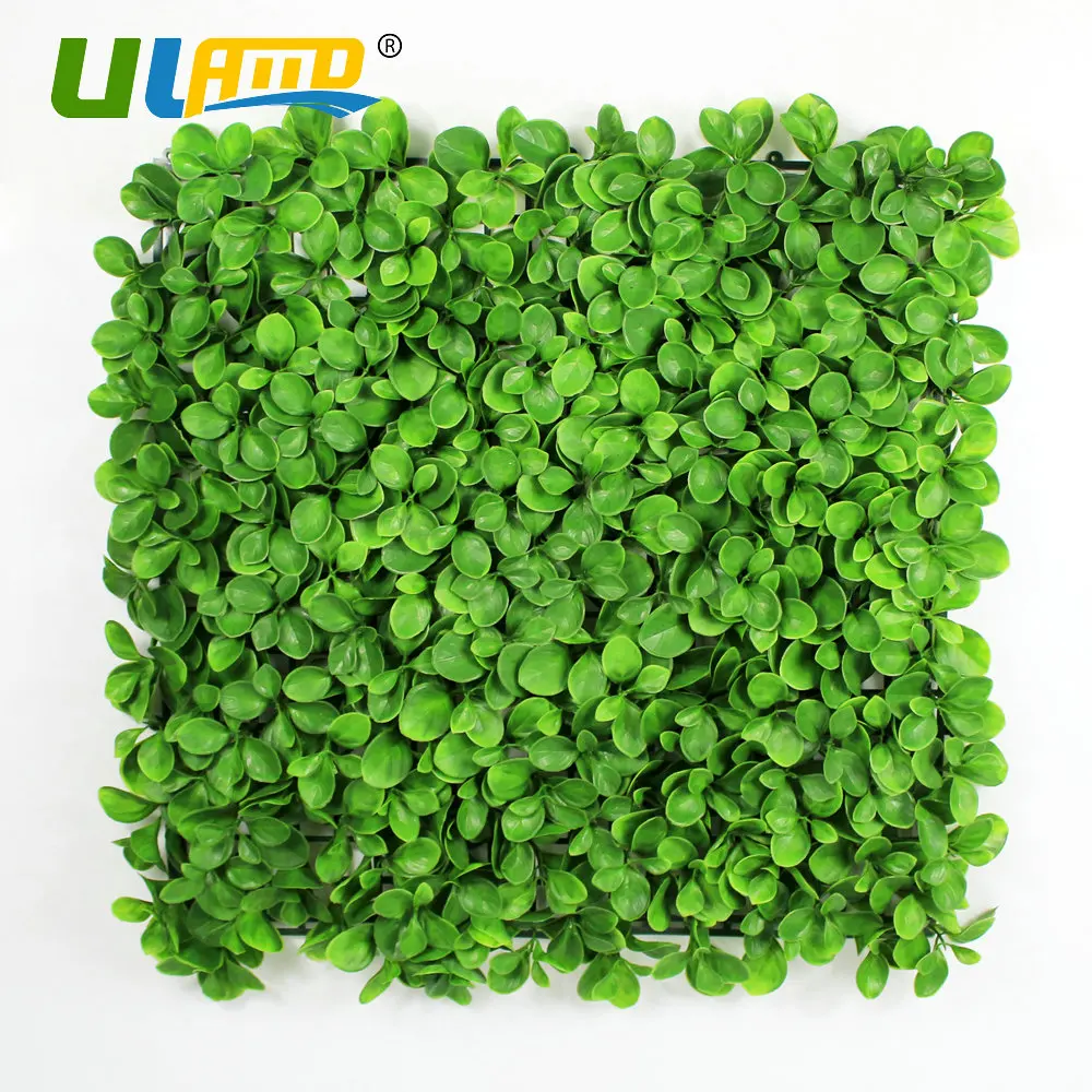 ULAND Plastic Plants Fence Artificial Boxwood Hedge Mat UV Proof