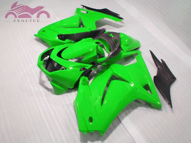 Kit de carenagem kawasaki ninja 2013-2018 zx 250r, personalizado, livre, injeção, para motocicleta, ex250 08-14, peças verdes 3