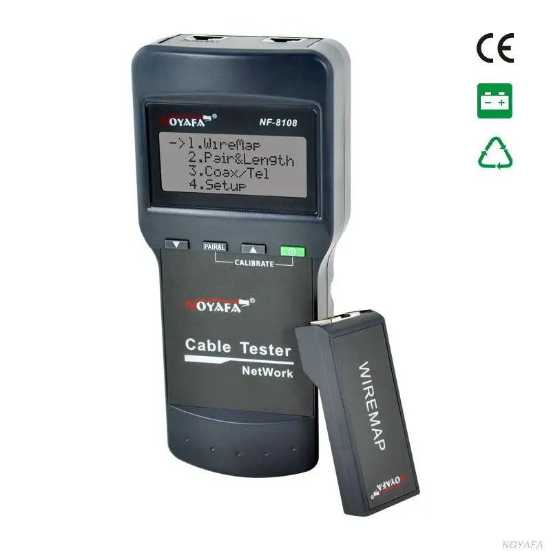 

NOYAFA NF-8108 RJ45 Lan Tester Cable Tracker Redes Network Tools RJ45 Cable Length Measurement
