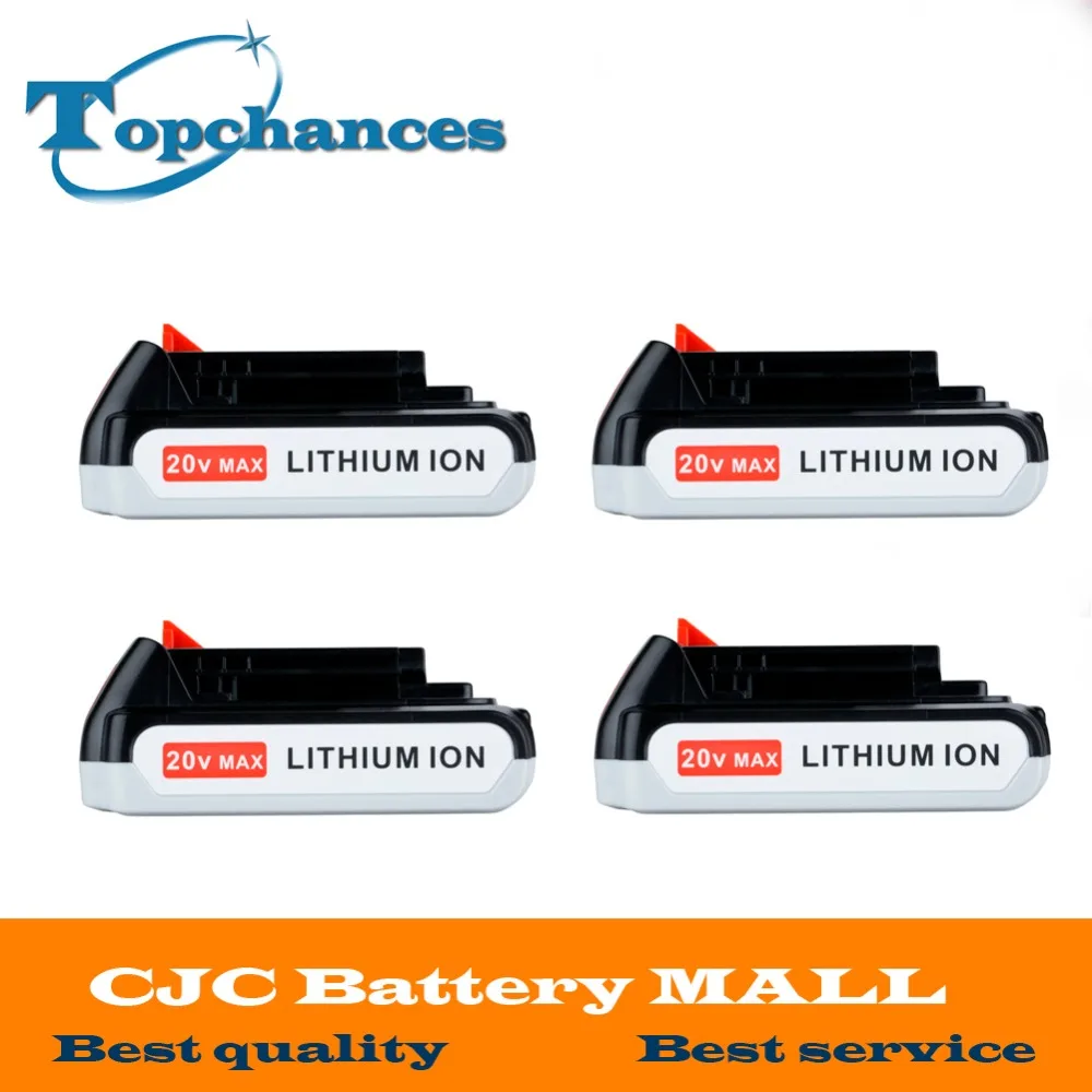 4X High Quality 20V 2000mAh Li ion Rechargeable Battery font b Power b font font b
