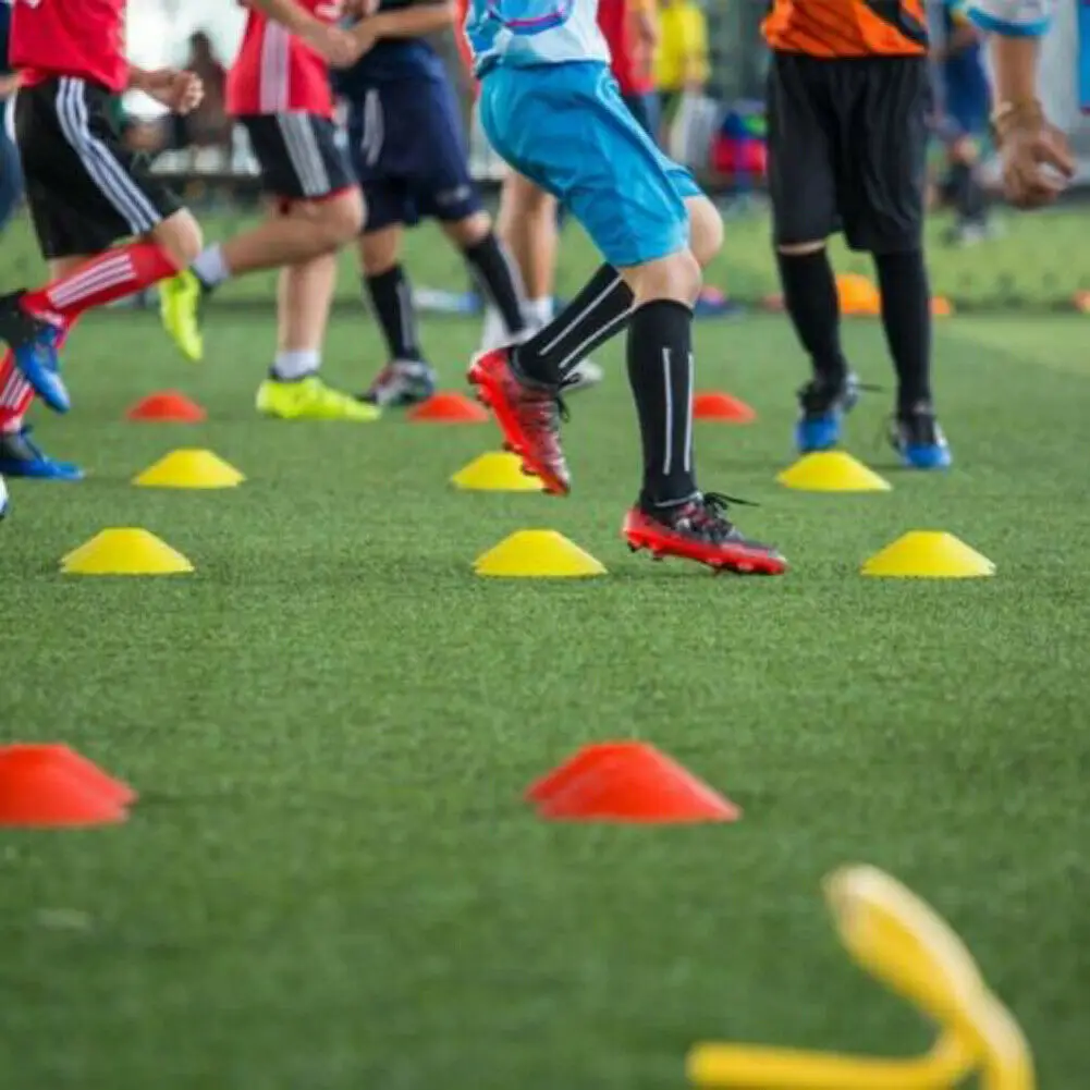 

10PCS Soccer Mini Field Marker Saucer Disc Cones Soccer Football Agility Training tool
