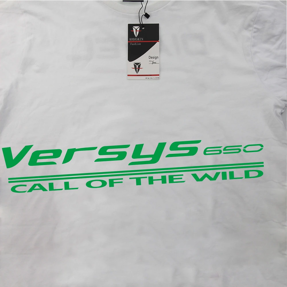 KODASKIN Guy's tops tees For Versys 650 Homme Guy's футболка в стиле мото с принтом хип-хоп хлопок
