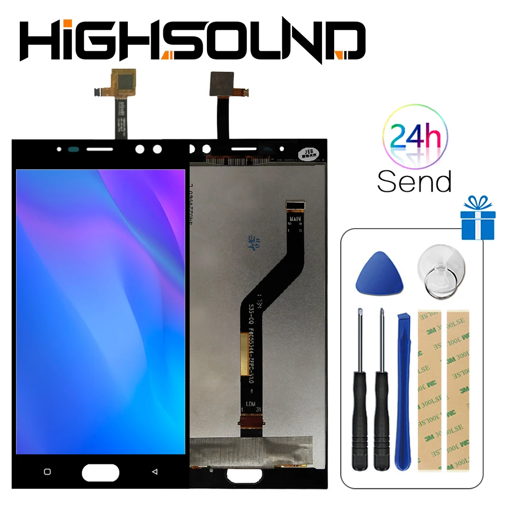 Продажа Для Oukitel K3 ЖК дисплей + кодирующий преобразователь сенсорного экрана в сборе 100% протестированный ЖК дигитайзер стеклянная панель Замена для...